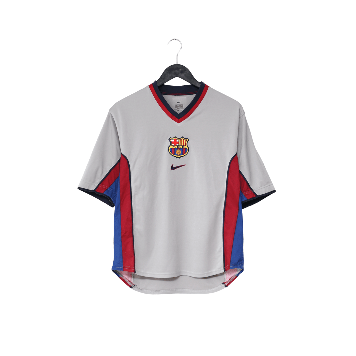 1998/01 GUARDIOLA #4 Barcelona Vintage Nike Away Football Shirt (M)