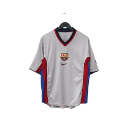1998/01 Rivaldo #11 Barcelona Vintage Nike Centenary Away Football Shirt (L)