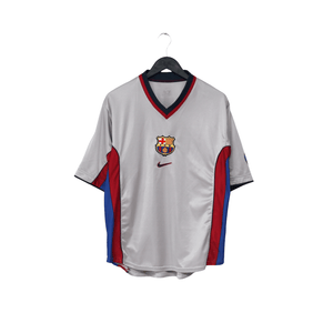 1998/01 Rivaldo #11 Barcelona Vintage Nike Centenary Away Football Shirt (L)