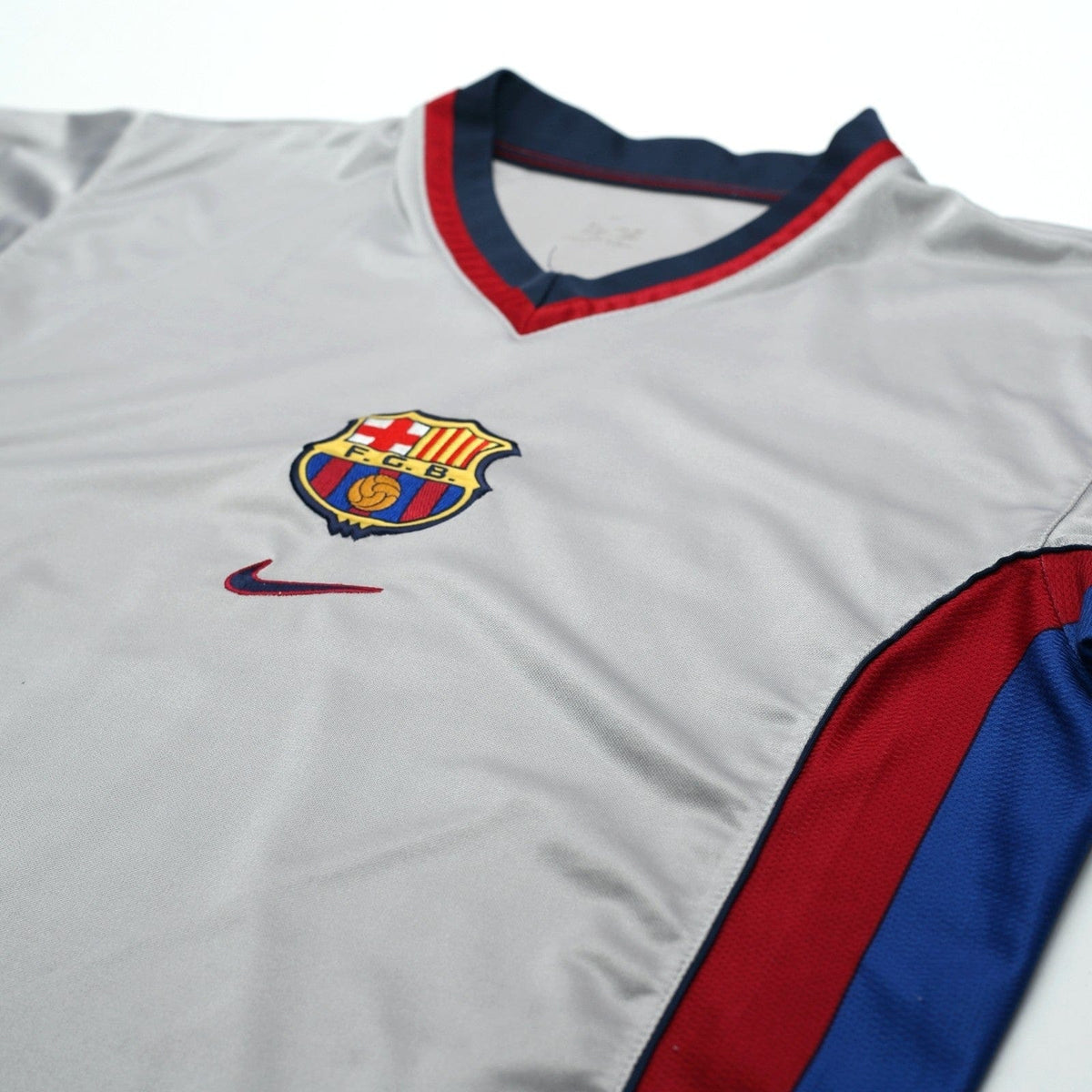 1998/01 Rivaldo #11 Barcelona Vintage Nike Centenary Away Football Shirt (L)