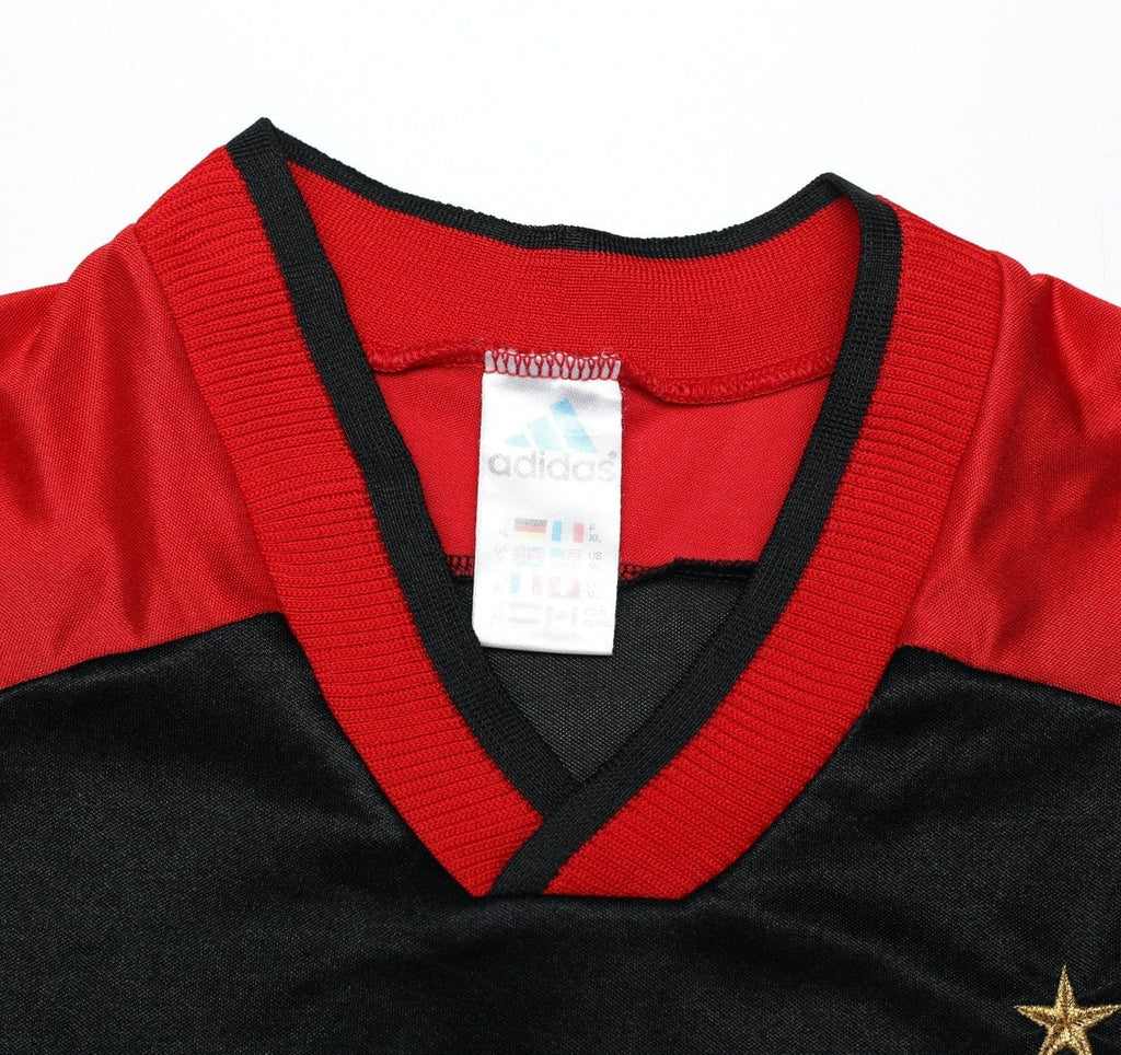 1998/99 AC MILAN Vintage adidas Long Sleeve Football Training Shirt (XL)