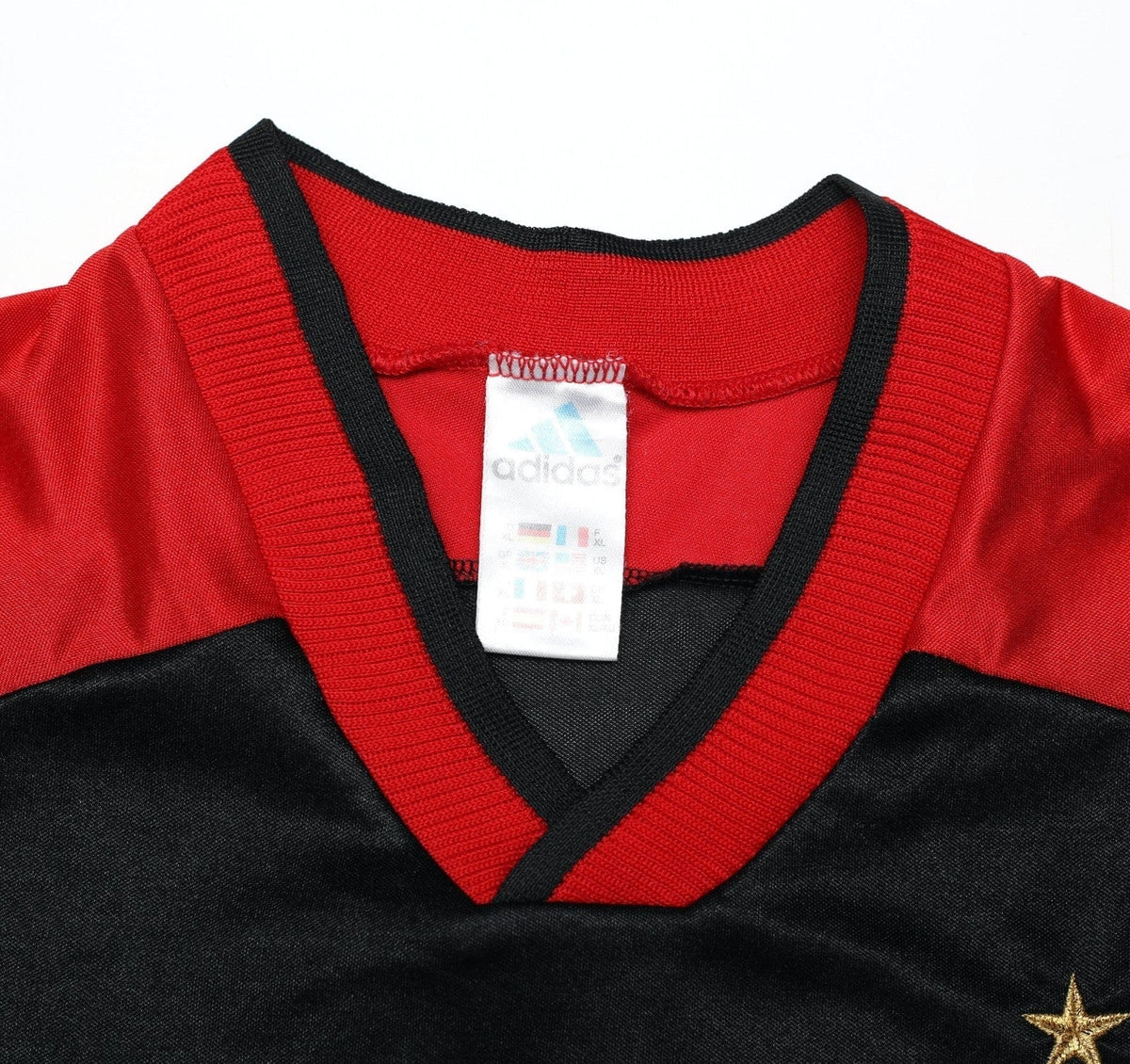 1998/99 AC MILAN Vintage adidas Long Sleeve Football Training Shirt (XL)