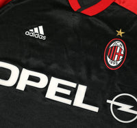 1998/99 AC MILAN Vintage adidas Long Sleeve Football Training Shirt (XL)