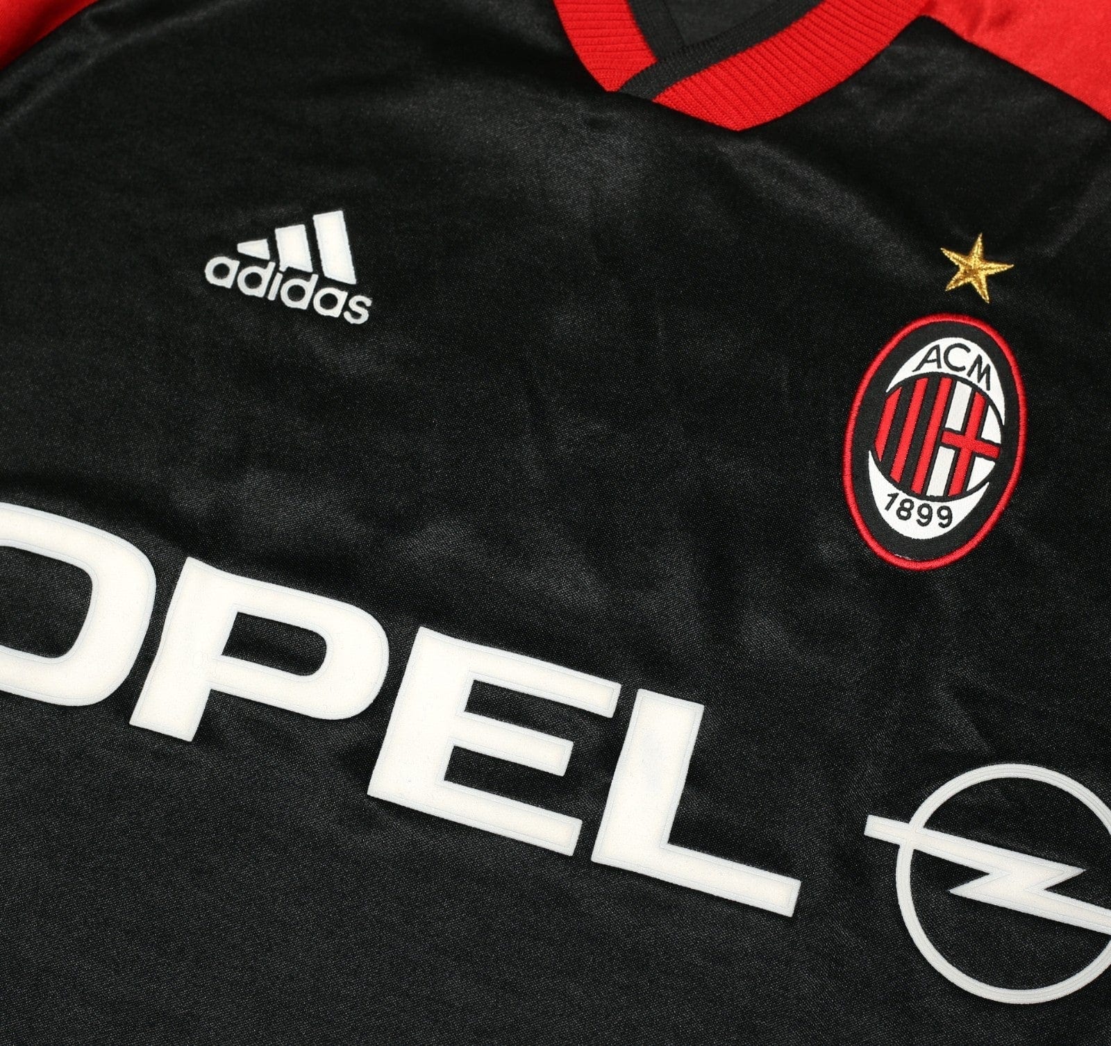 1998/99 AC MILAN Vintage adidas Long Sleeve Football Training Shirt (XL)