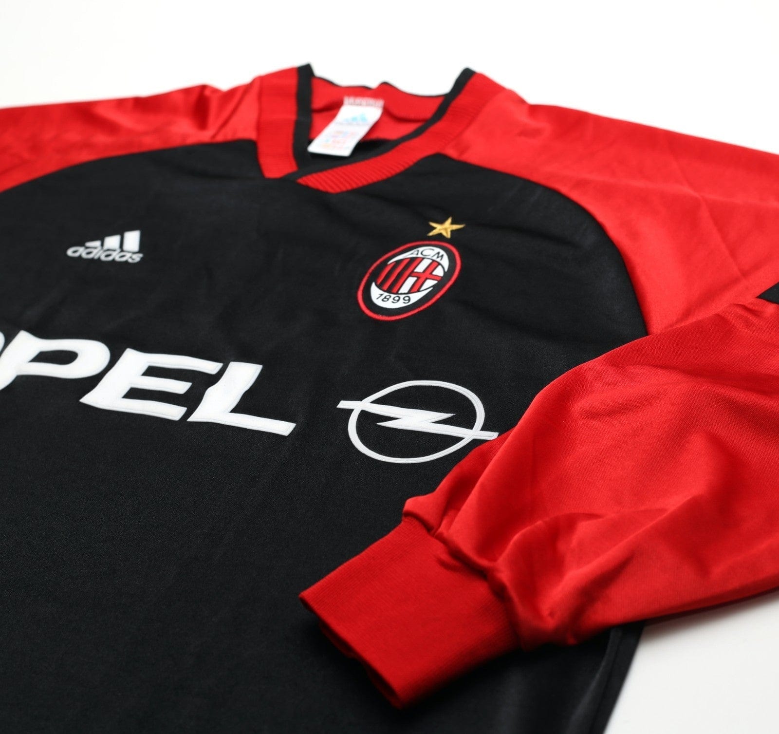 1998/99 AC MILAN Vintage adidas Long Sleeve Football Training Shirt (XL)