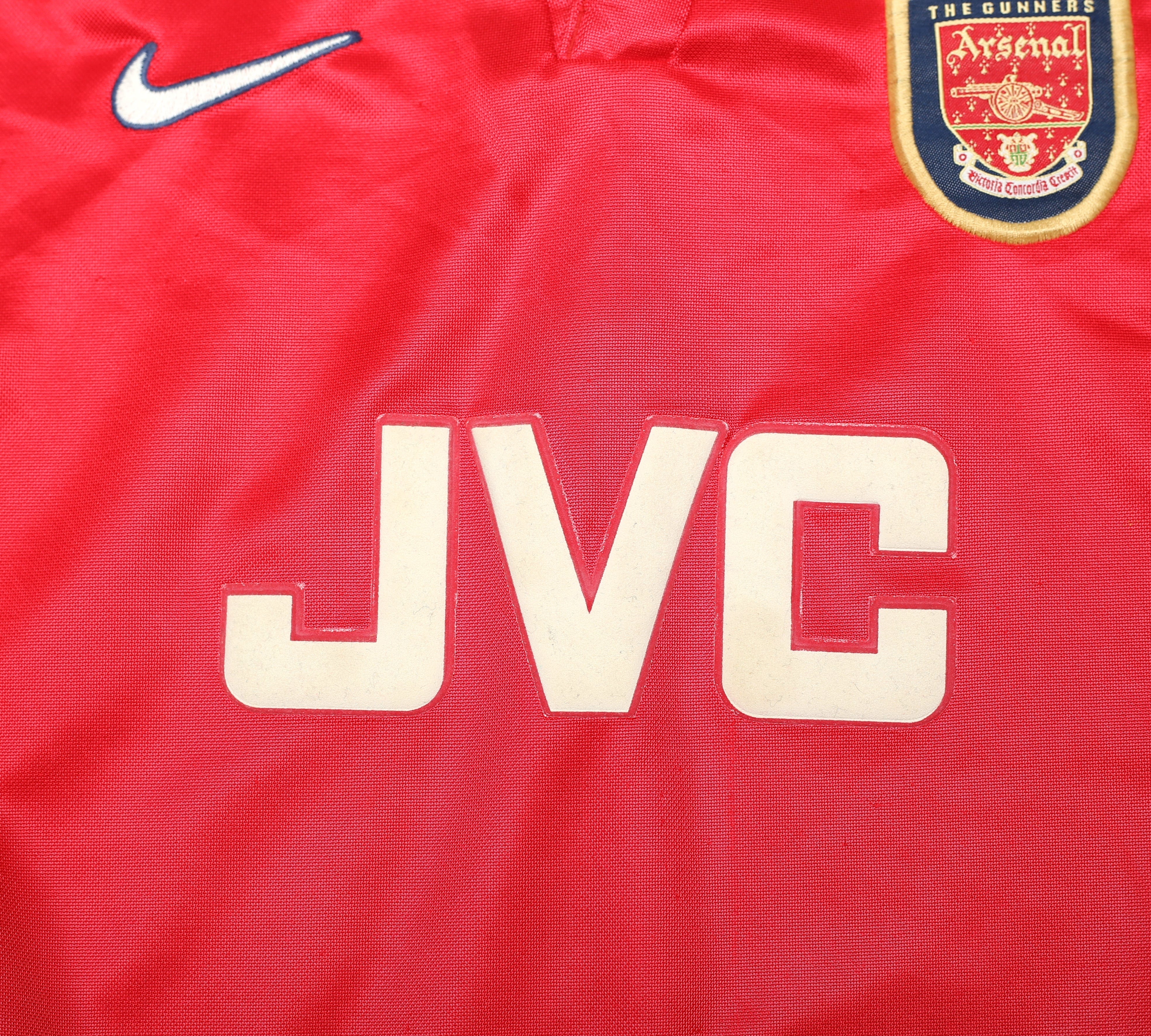 1998/99 Arsenal Nike Home Football Shirt | Size XLB | Classic kit