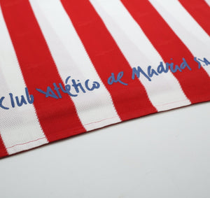 1998/99 ATLETICO MADRID Vintage Reebok Home Football Shirt (M)