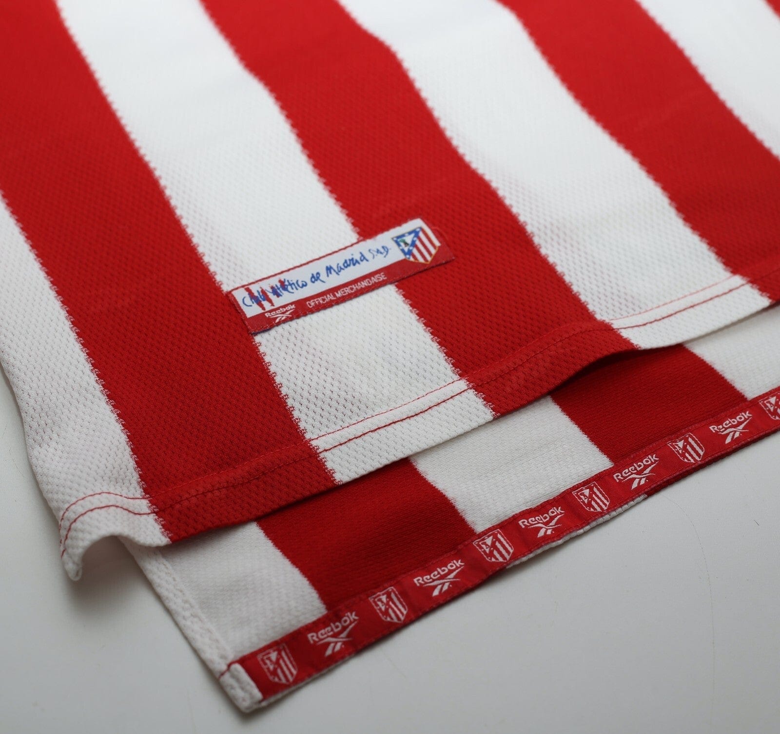 1998/99 ATLETICO MADRID Vintage Reebok Home Football Shirt (M)