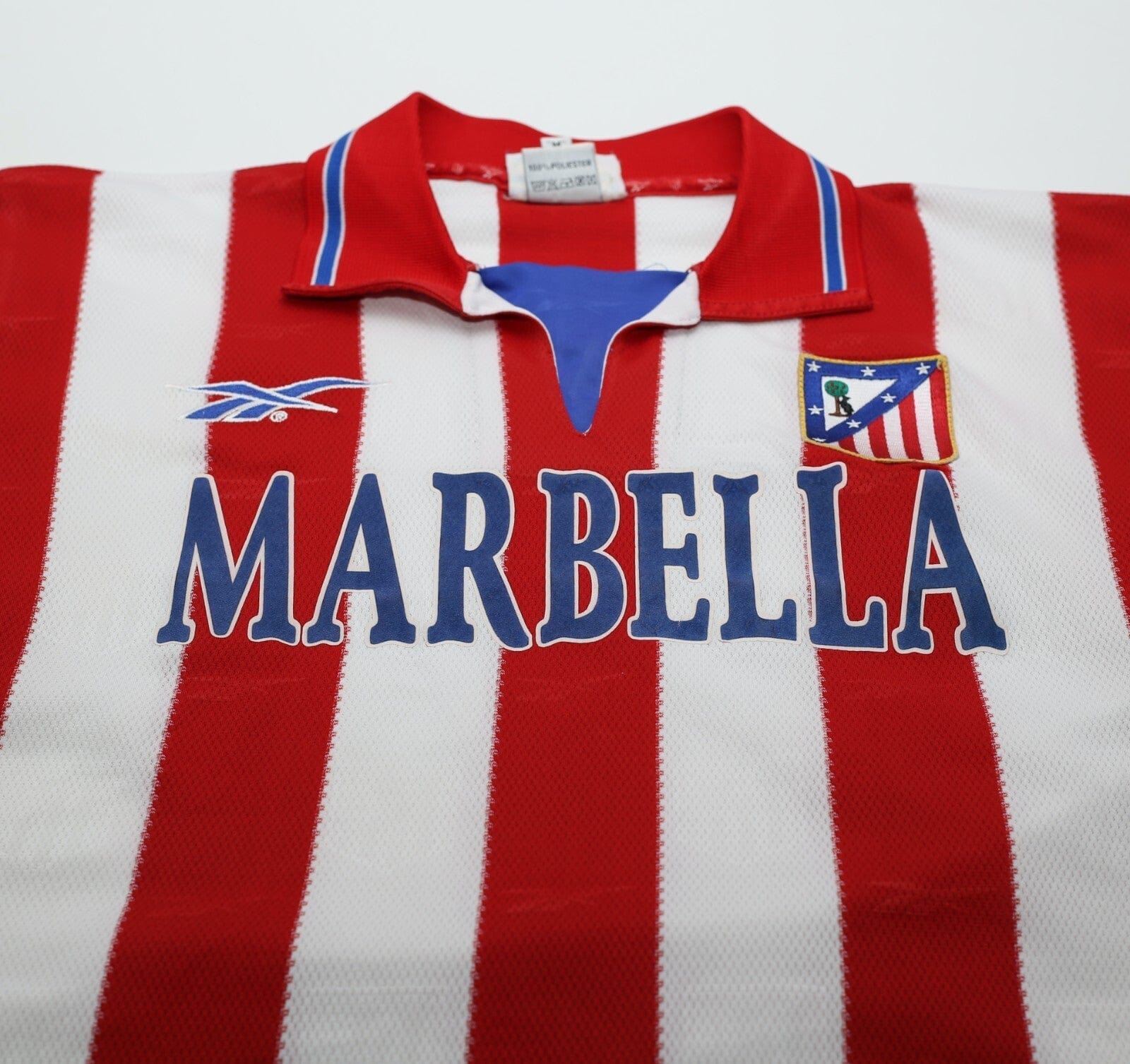 1998/99 ATLETICO MADRID Vintage Reebok Home Football Shirt (M)