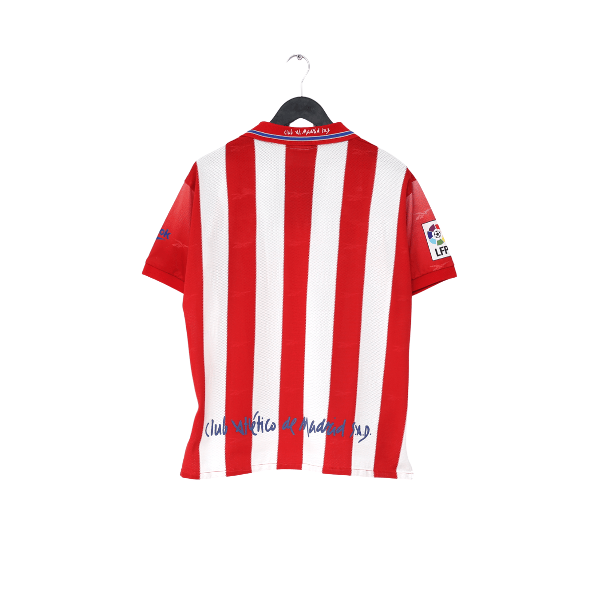 1998/99 ATLETICO MADRID Vintage Reebok Home Football Shirt (M)