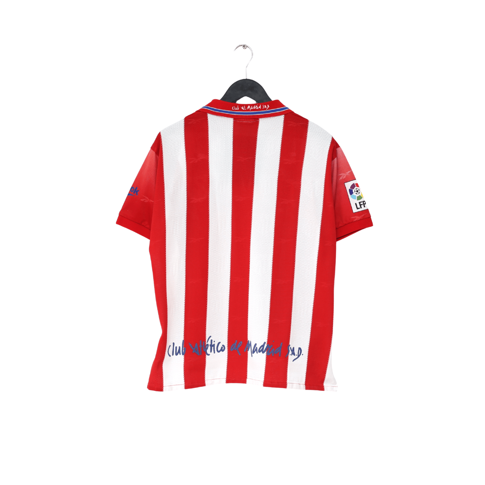 1998/99 ATLETICO MADRID Vintage Reebok Home Football Shirt (M)