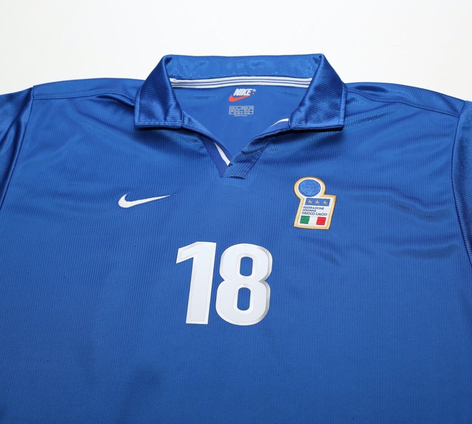 1998/99 BAGGIO .R #18 Italy Vintage Nike Home Football Shirt