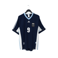 1998/99 Batistuta #9 Argentina Vintage adidas Away Football Shirt (L/XL) WC 1998