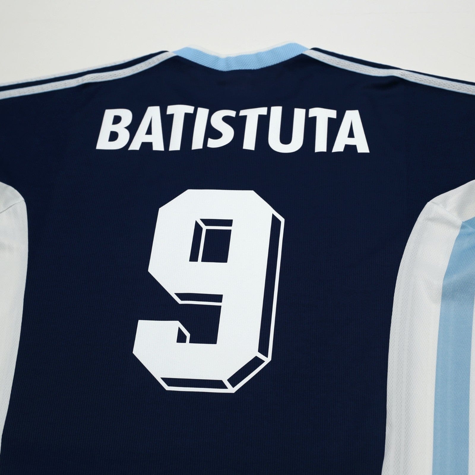 1998/99 Batistuta #9 Argentina Vintage adidas Away Football Shirt (L/XL) WC 1998