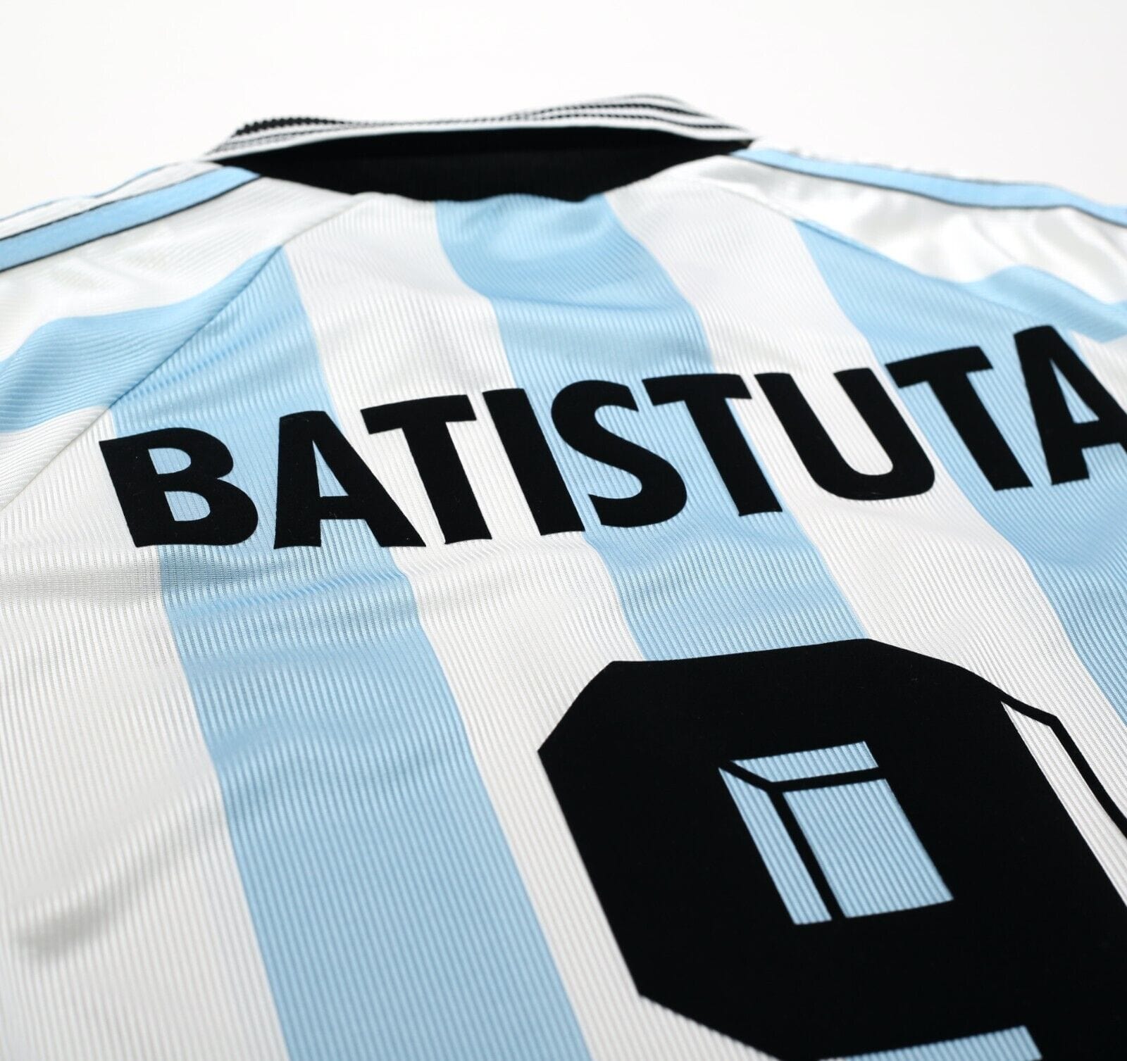 配送員設置 1998/99 Batistuta #9 Argentina Vintage adidas Home Football ウェア