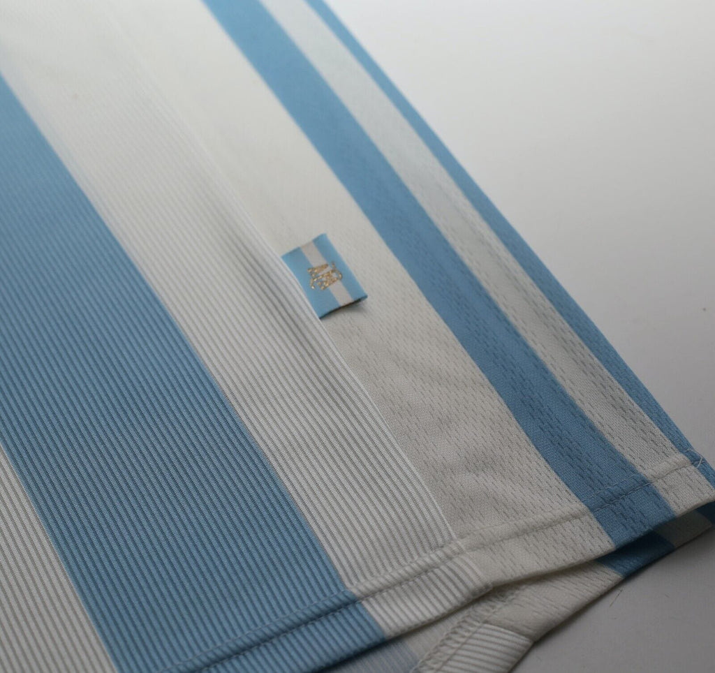 1998/99 BATISTUTA #9 Argentina Vintage adidas Home Football Shirt (M) WC 1998
