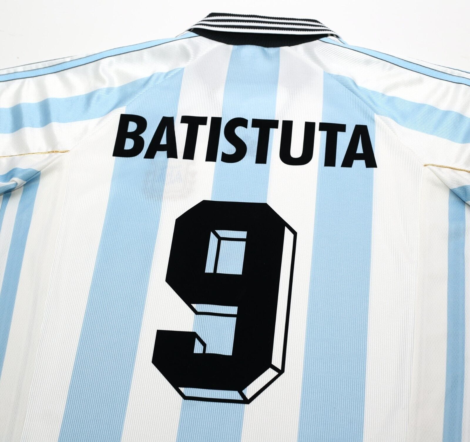 1998/99 BATISTUTA #9 Argentina Vintage adidas Home Football Shirt