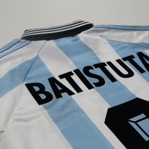 1998/99 Batistuta #9 Argentina Vintage adidas Home Football Shirt (XL) WC 98