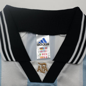 1998/99 Batistuta #9 Argentina Vintage adidas Home Football Shirt (XL) WC 98