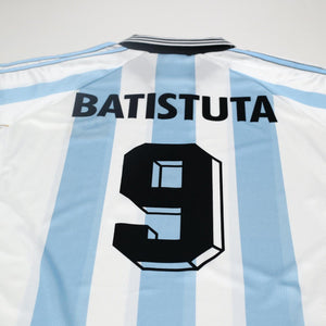 1998/99 Batistuta #9 Argentina Vintage adidas Home Football Shirt (XL) WC 98