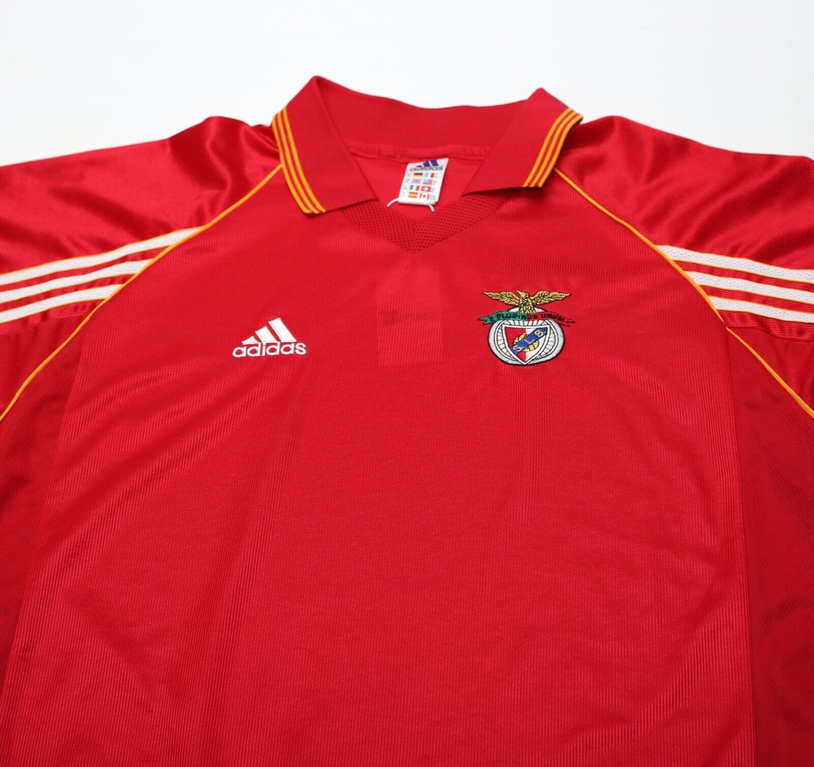 1998/99 BENFICA Vintage adidas Home Football Shirt Jersey (XL)