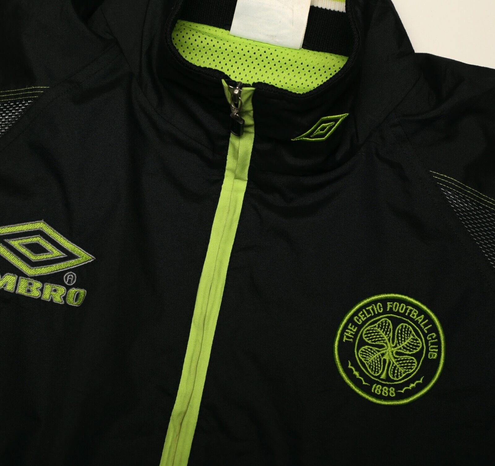 1998/99 CELTIC Vintage Umbro Football Track Top Jacket (L)