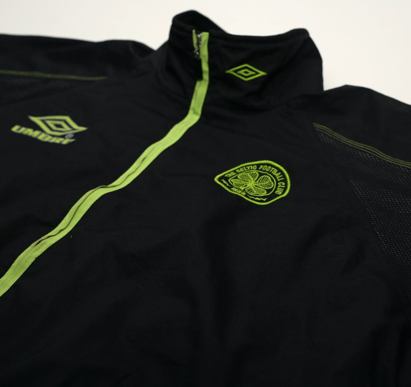 1998/99 CELTIC Vintage Umbro Football Track Top Jacket (L)