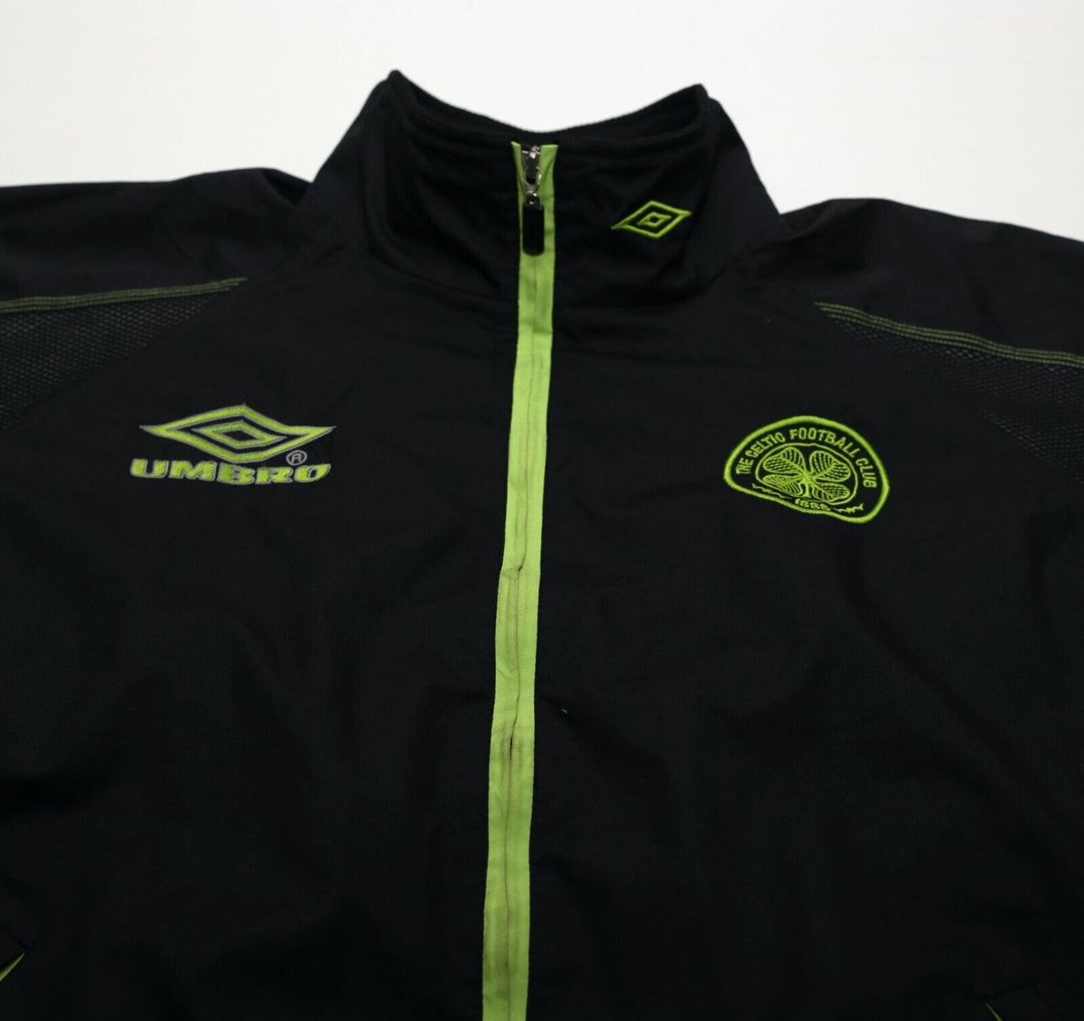 1998/99 CELTIC Vintage Umbro Football Track Top Jacket (L)