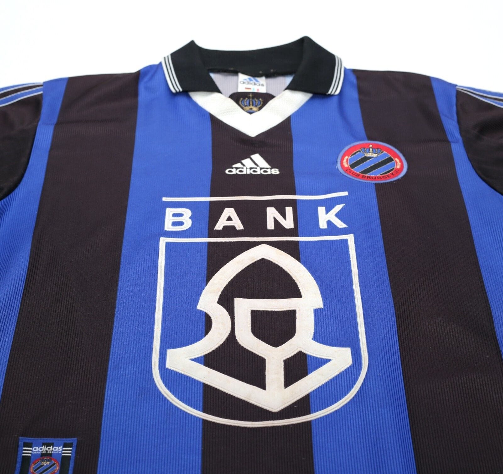 1998/99 CLUB BRUGGE Vintage adidas Home Football Shirt (S)