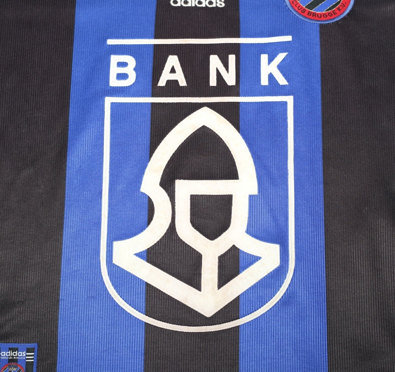 1998/99 CLUB BRUGGE Vintage adidas Home Football Shirt (S)