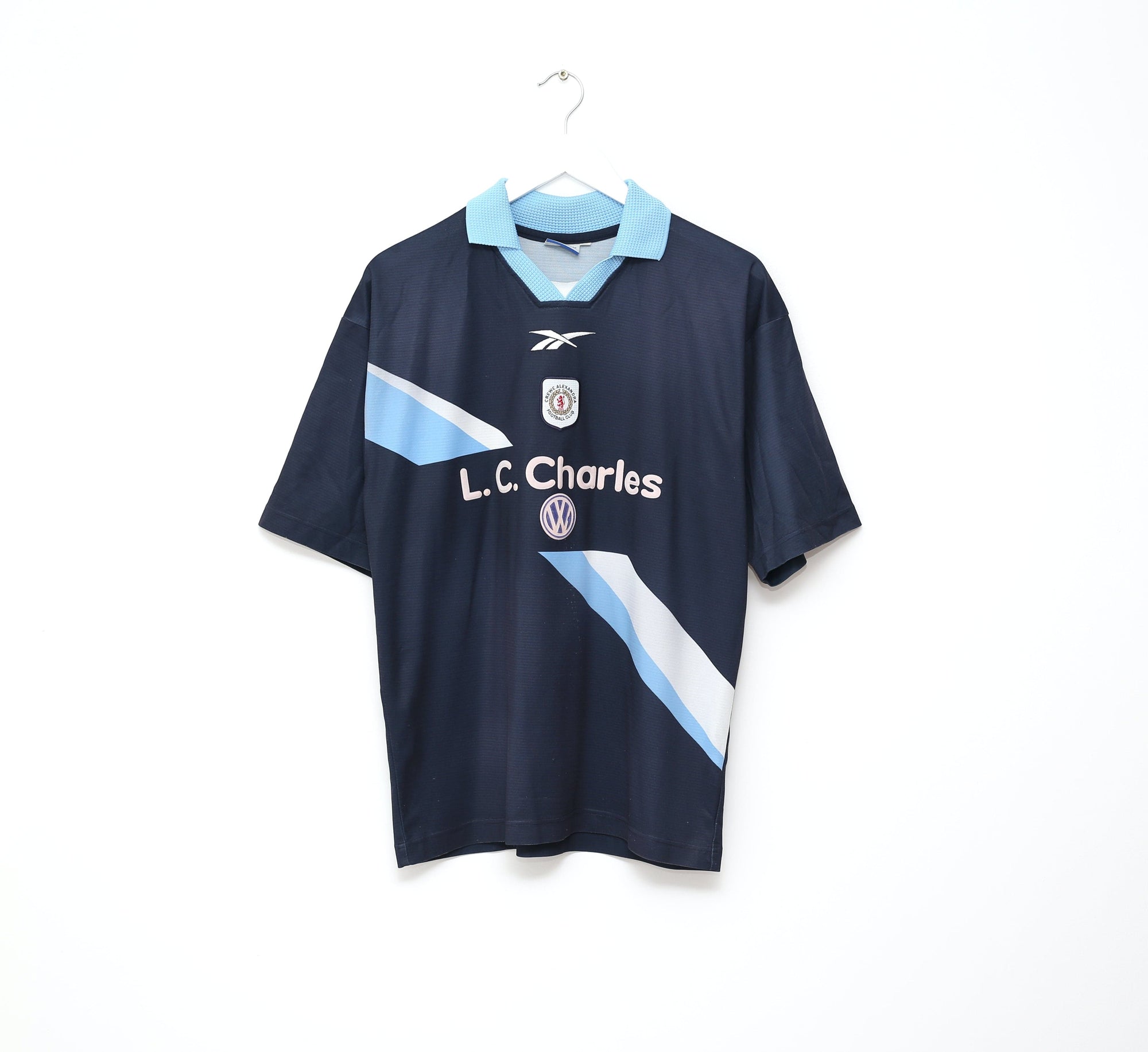 1998/99 CREWE ALEXANDRA Vintage Reebok Away Football Shirt (M) 38/40
