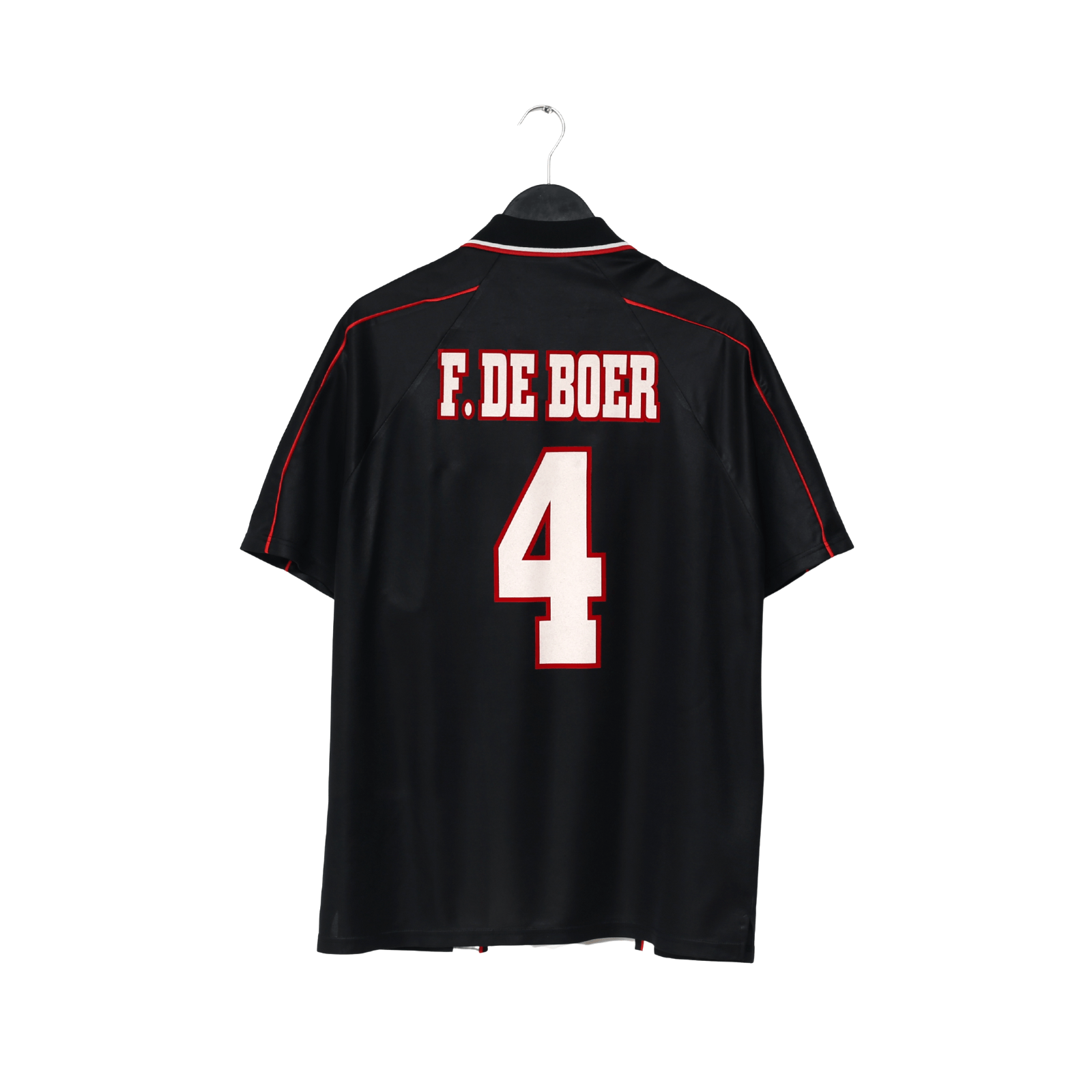 1998/99 DE BOER #4 Ajax Vintage Umbro Away Football Shirt (L)