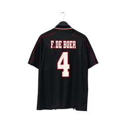 1998/99 DE BOER #4 Ajax Vintage Umbro Away Football Shirt (L)