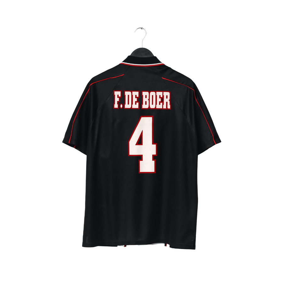 1998/99 DE BOER #4 Ajax Vintage Umbro Away Football Shirt (L)