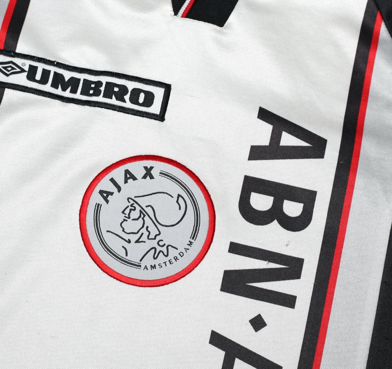 1998/99 DE BOER #4 Ajax Vintage Umbro Away Football Shirt (L)