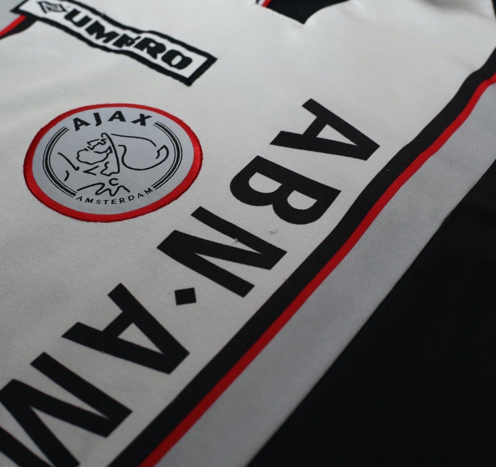 1998/99 DE BOER #4 Ajax Vintage Umbro Away Football Shirt (L)