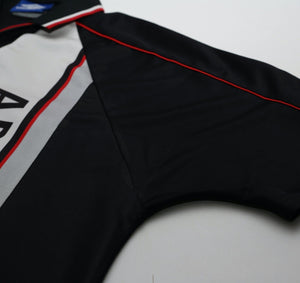 1998/99 DE BOER #4 Ajax Vintage Umbro Away Football Shirt (L)