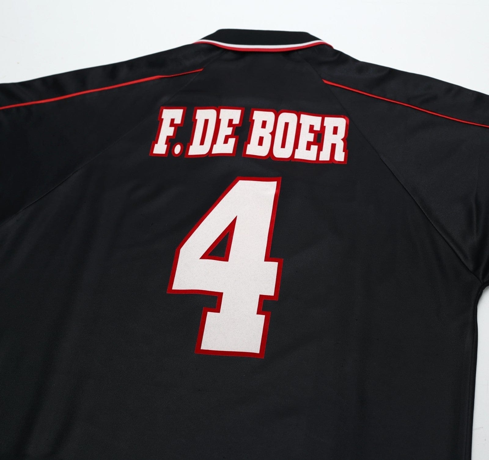 1998/99 DE BOER #4 Ajax Vintage Umbro Away Football Shirt (L)