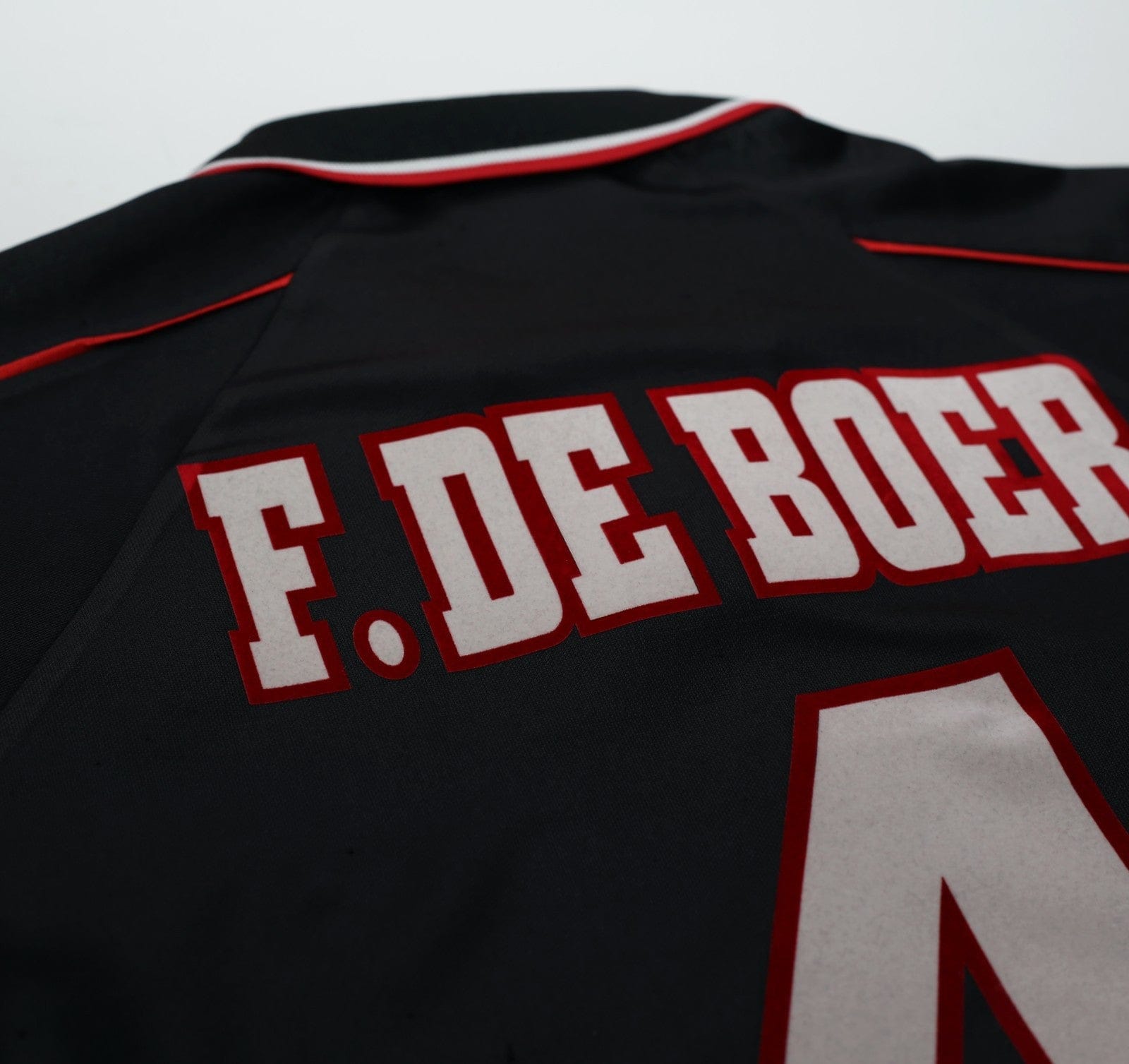 1998/99 DE BOER #4 Ajax Vintage Umbro Away Football Shirt (L)