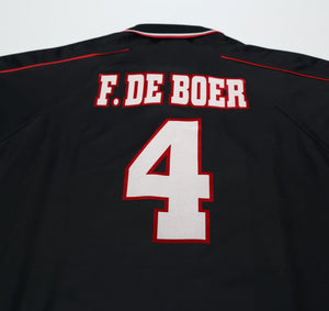1998/99 DE BOER #4 Ajax Vintage Umbro Away Football Shirt (L)