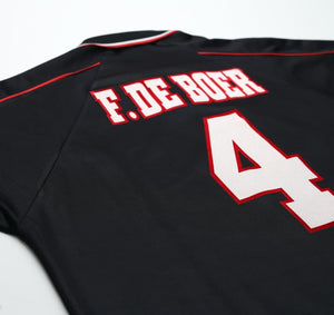 1998/99 DE BOER #4 Ajax Vintage Umbro Away Football Shirt (L)