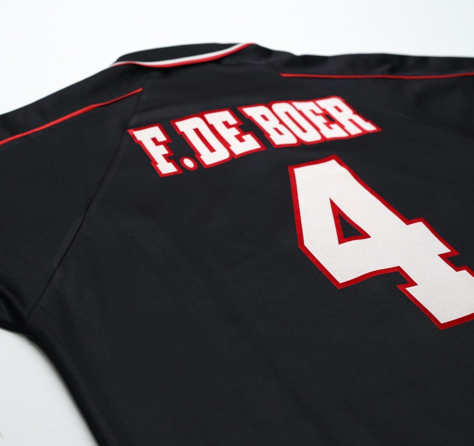 1998/99 DE BOER #4 Ajax Vintage Umbro Away Football Shirt (L)