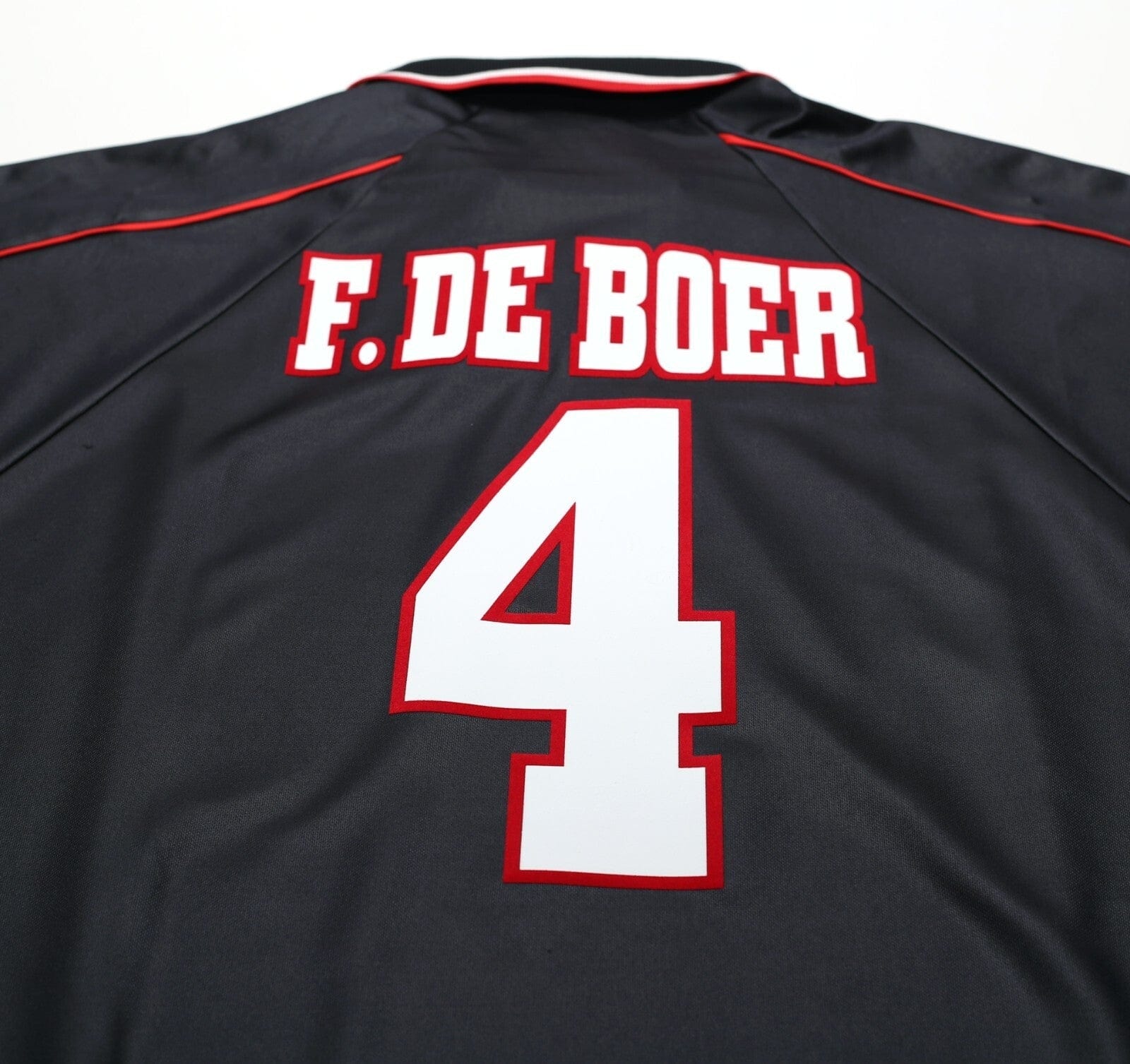 1998/99 DE BOER #4 Ajax Vintage Umbro Away Football Shirt (M)