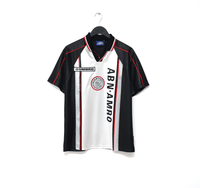 1998/99 DE BOER #4 Ajax Vintage Umbro Away Football Shirt (M)