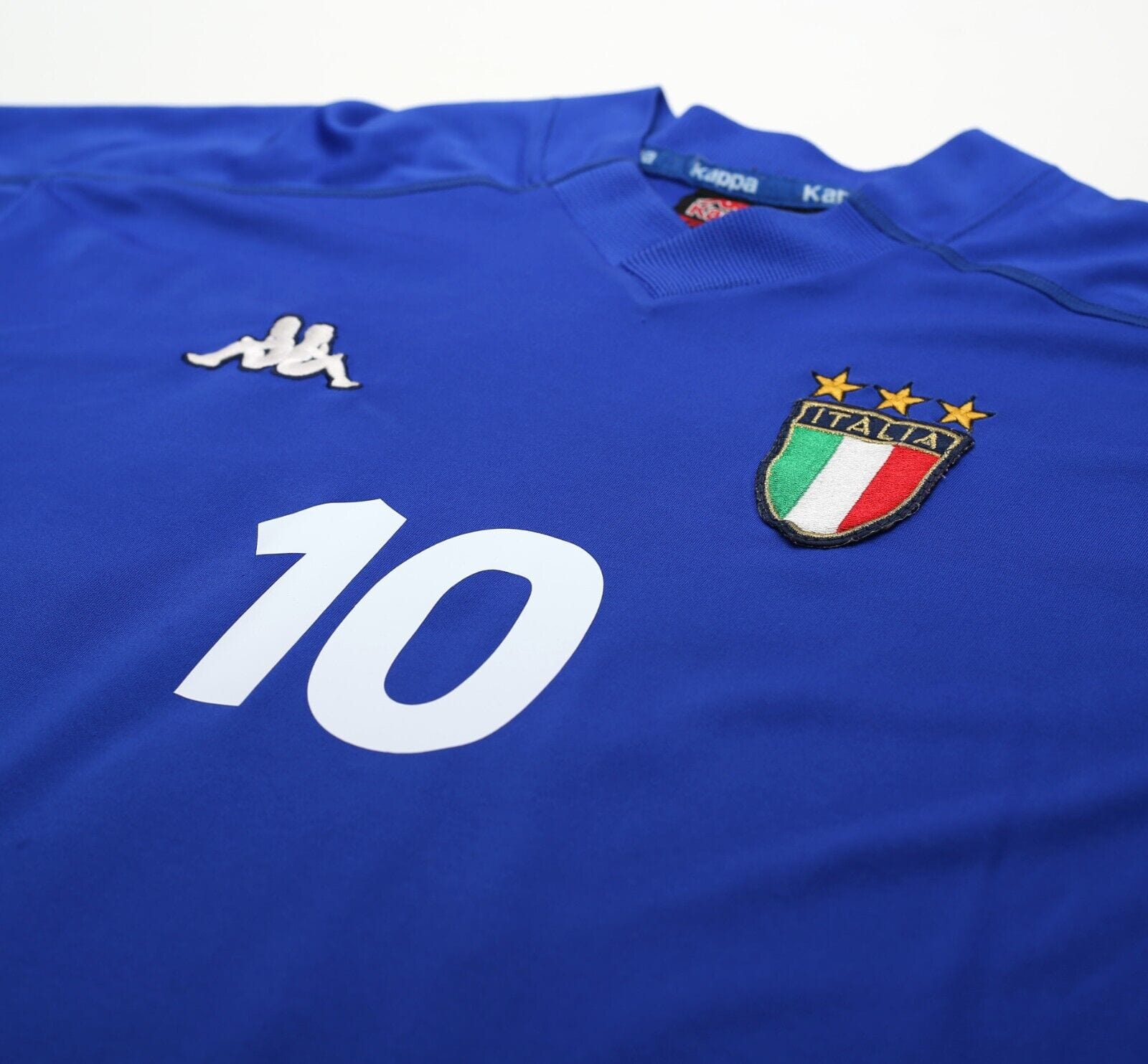 1998/99 DEL PIERO #10 Italy Vintage Kappa Football Shirt Jersey (L/XL)