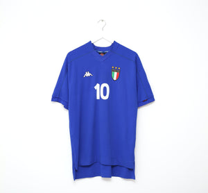 1998/99 DEL PIERO #10 Italy Vintage Kappa Football Shirt Jersey (L/XL)