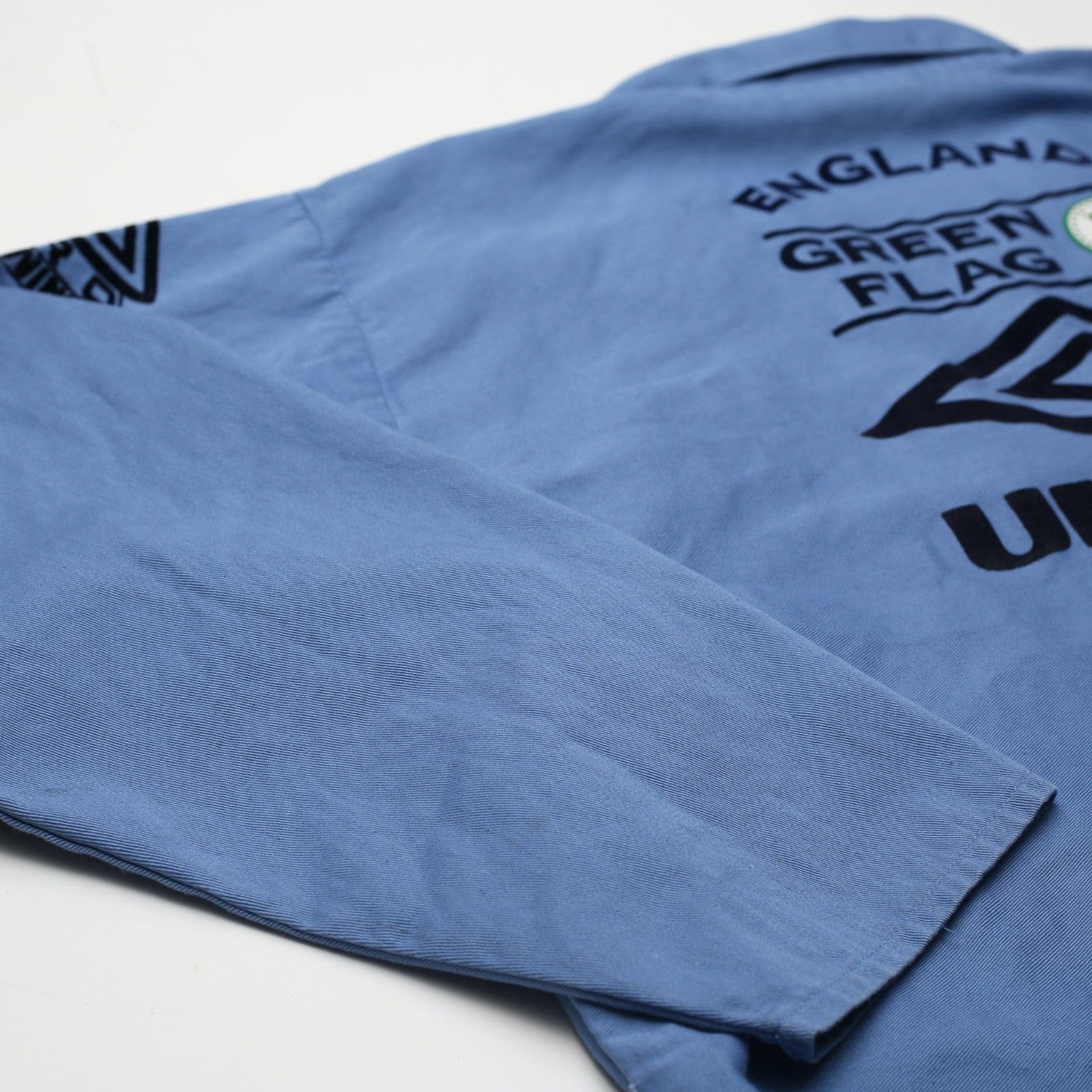 1998/99 England Vintage Green Flag Umbro Football Training Drill Top (L)