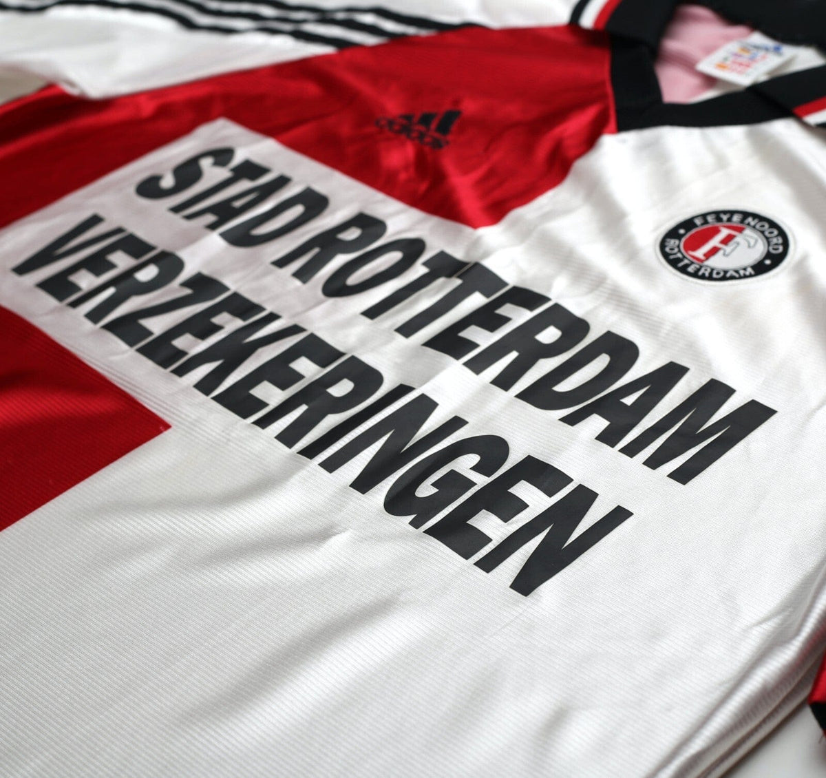 1998/99 FEYENOORD Vintage adidas Home Football Shirt (L)