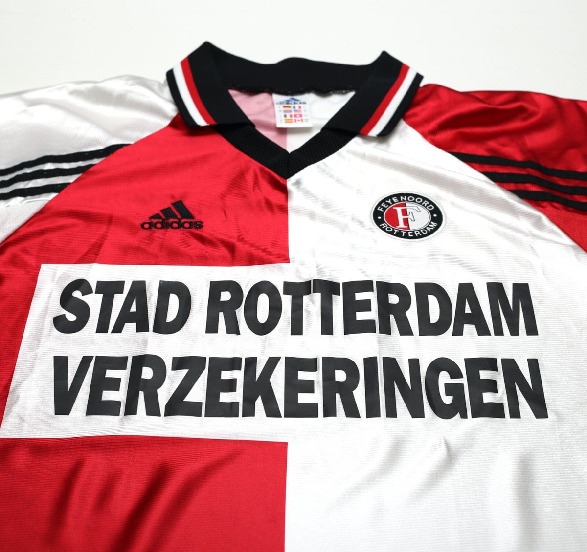 1998/99 FEYENOORD Vintage adidas Home Football Shirt (L)