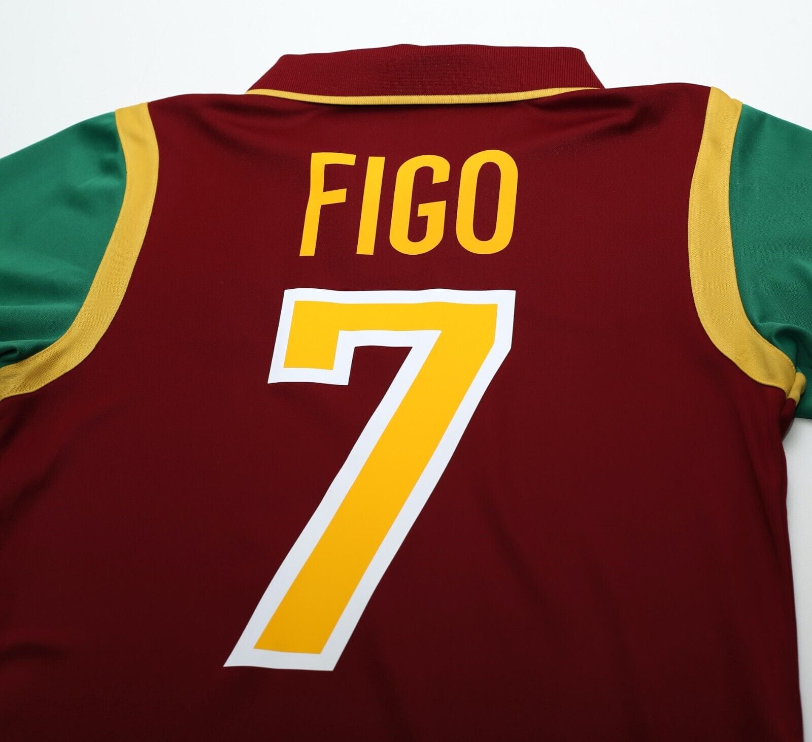 1998/99 FIGO #7 Portugal Vintage Nike Home Football Shirt Jersey (S)